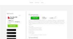 Desktop Screenshot of framaroot.net